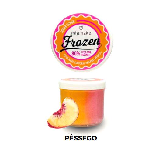 Esfoliante Corporal Sugar Scrub Aroma de Pessego 160g - Miamake