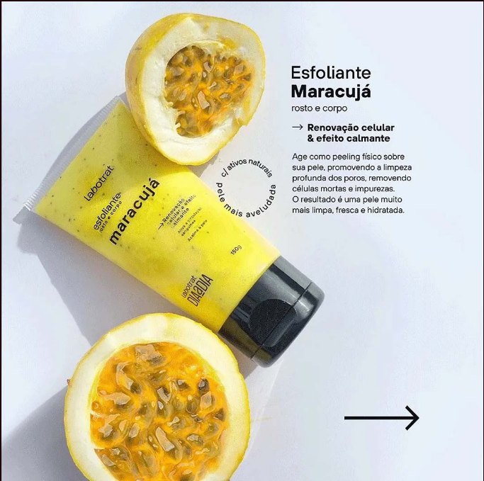 ESFOLIANTE DIA A DIA MARACUJA 150 G -LABOTRAT - miniatura 2