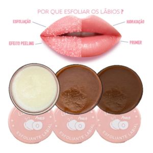 Esfoliante Labial 3 Tons - Lua e Neve Cor:01 — miniatura 2