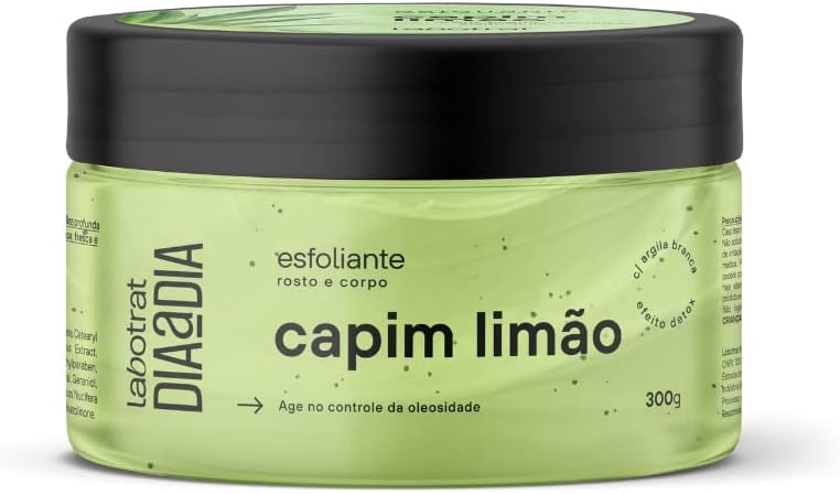 Esfoliante Rosto e Corpo Capim Limão 300 G -Labotrat