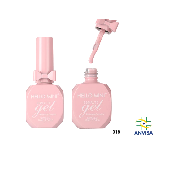 Esmalte Em Gel Cor-018 10ml - Hello Mini