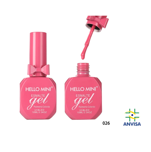 Esmalte Em Gel Cor-026 10ml - Hello Mini