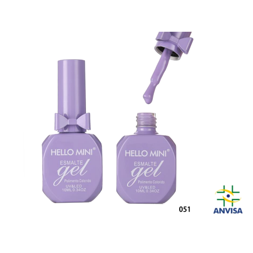 Esmalte Em Gel Cor-051 10ml - Hello Mini