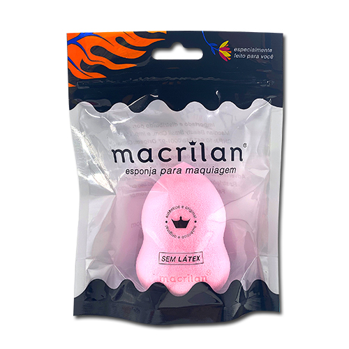 ESPONJA GOTA PARA MAQUIAGEM ( CORES SORTIDAS) -MACRILAN - imagem 1