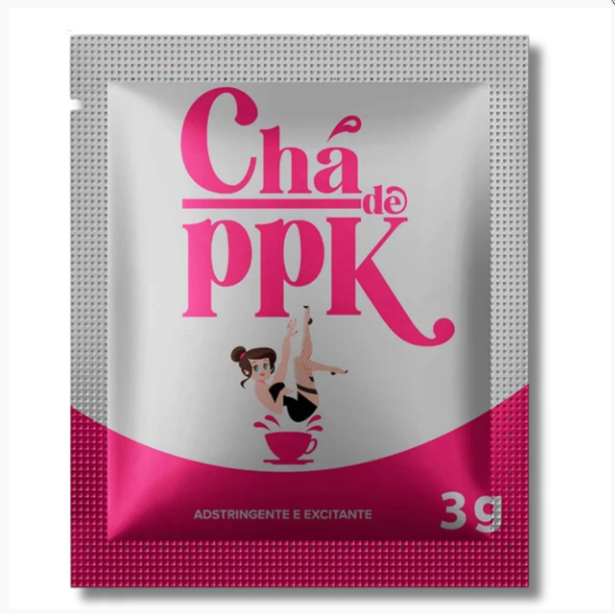 GEL ADSTRINGENTE E EXCITANTE CHA DE PPK FEMININO 3G SACHE- PEPPER BLEND - imagem 1