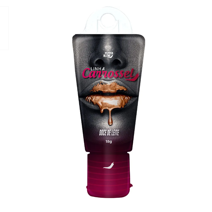 GEL COMESTIVEL CARROSSEL GLITTER DOCE DE LEITE 18G - PEPPER BLEND - imagem 1