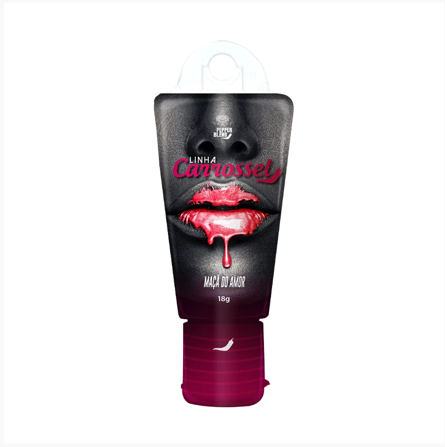 Gel Comestivel Carrossel Glitter Maça do Amor 18g - Pepper Blend
