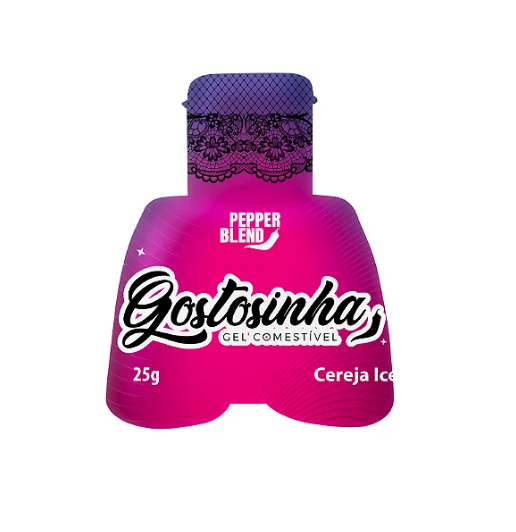 Gel Comestivel Gostosinha Hot 25g Cereja Ice Pepper Blend