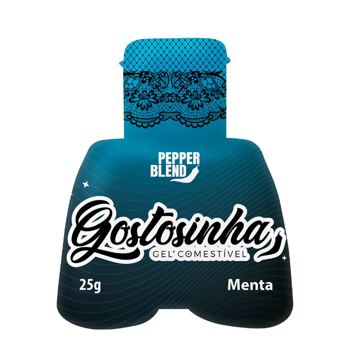 Gel Comestivel Gostosinha Hot Menta 25g Pepper Blend