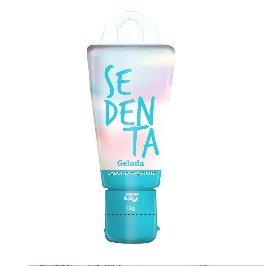 Gel Comestivel Sedenta Por Sabores 18g Gelada Sabor Pepper Blend