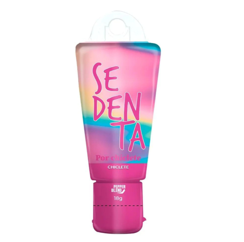 Gel Comestivel Sedenta Por Sabores 18g Sabor Chiclete Pepper Blend