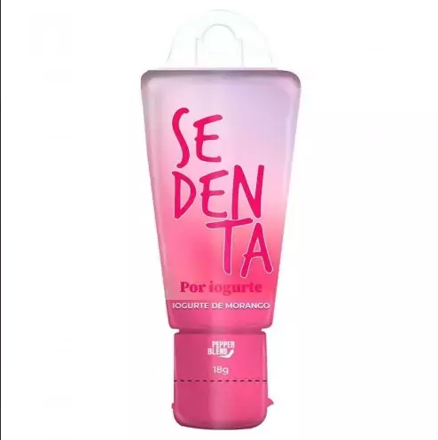 Gel Comestivel Sedenta Por Sabores 18g Sabor Iogurte de Morango Pepper Blend