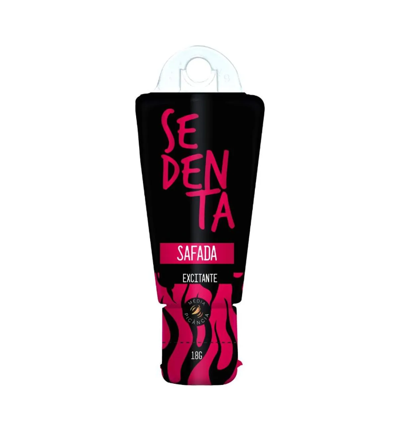 Gel Comestivel Sedenta Safada 18g Sabor Extra Forte Pepper Blend