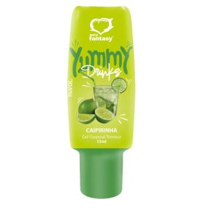 Gel Comestivel Yummy Drinks Sabor Caipirinha 15ml Sexy Fantasy