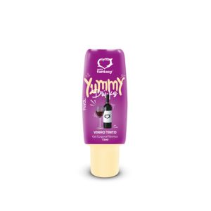 Gel Comestivel Yummy Drinks Sabor Vinho Tinto 15ml Sexy Fantasy — miniatura 3