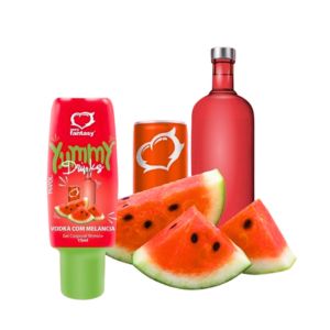 GEL COMESTIVEL YUMMY DRINKS SABOR VODKA COM MELANCIA 15ML SEXY FANTASY - miniatura 3