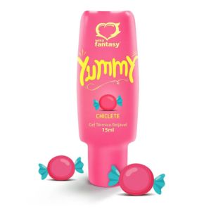 Gel Comestivel Yummy Sabor Chiclete 15ml Sexy Fantasy