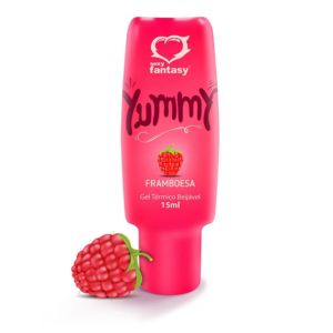 Gel Comestivel Yummy Sabor Framboesa 15ml Sexy Fantasy