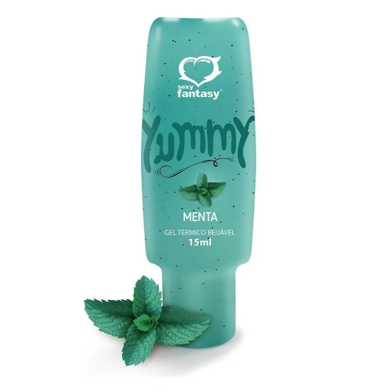 Gel Comestivel Yummy Sabor Menta 15ml Sexy Fantasy