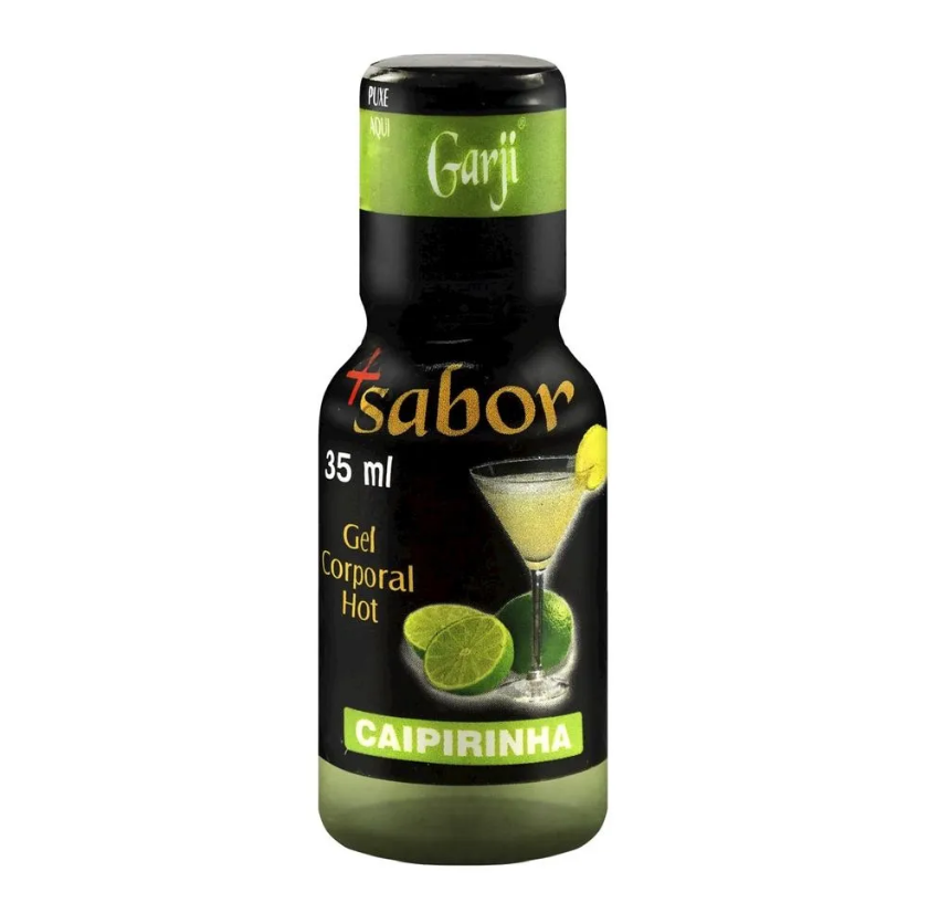Gel Corporal Hot + Sabor Caipirinha 35ml - Garji