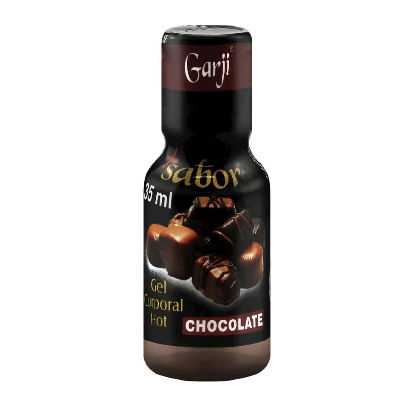 Gel Corporal Hot + Sabor Chocolate 35ml - Garji