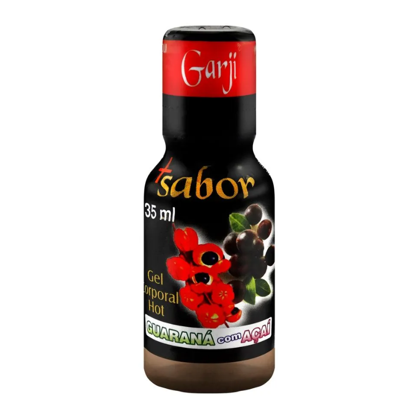 Gel Corporal Hot + Sabor Guarana Com Açai 35ml - Garji