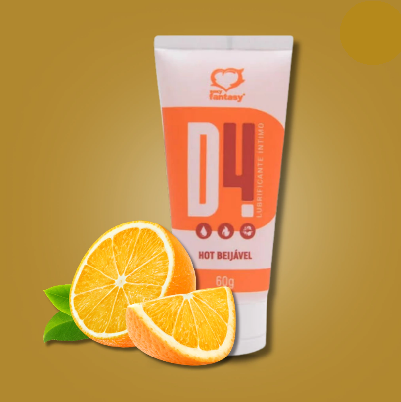 Gel D4 Umectante Lubrificante Hot Beijável Hot 60g - Sexy Fantasy — miniatura 2