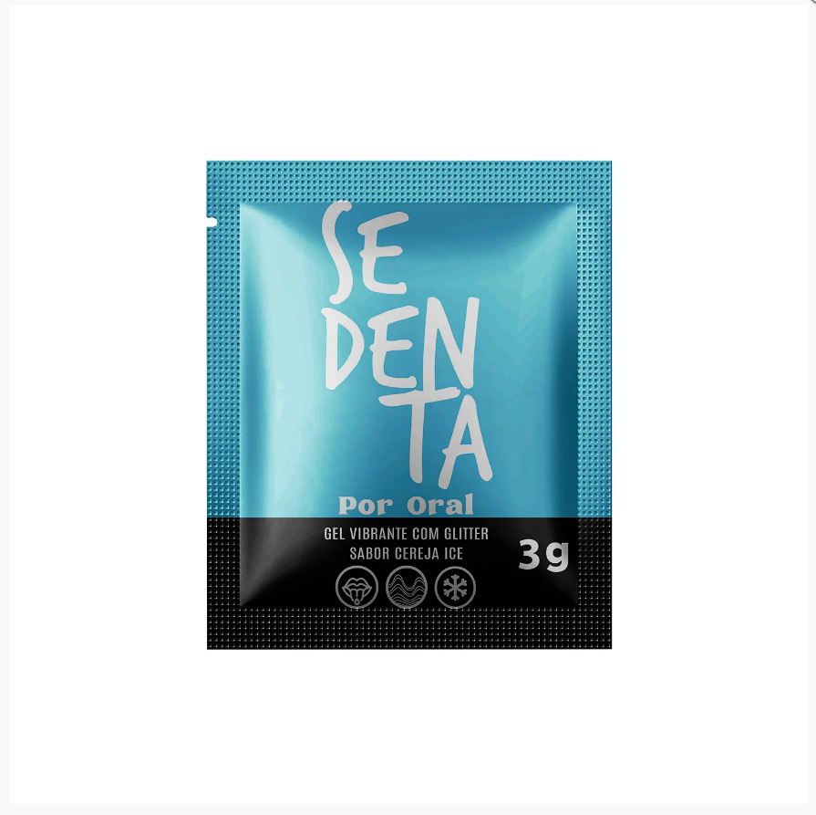 GEL DESLIZANTE SEDENTA POR ORAL CEREJA ICE 5G SACHE - PEPPER BLEND - imagem 1