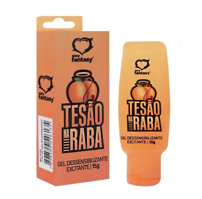 Gel Dessensibilizante Excitante Tesão Na Raba 15ml - Sexy Fantasy