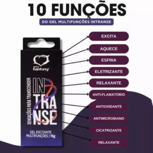 Gel Excitante Mult Funcões Intranse 15ml Sexy Fantasy — miniatura 2
