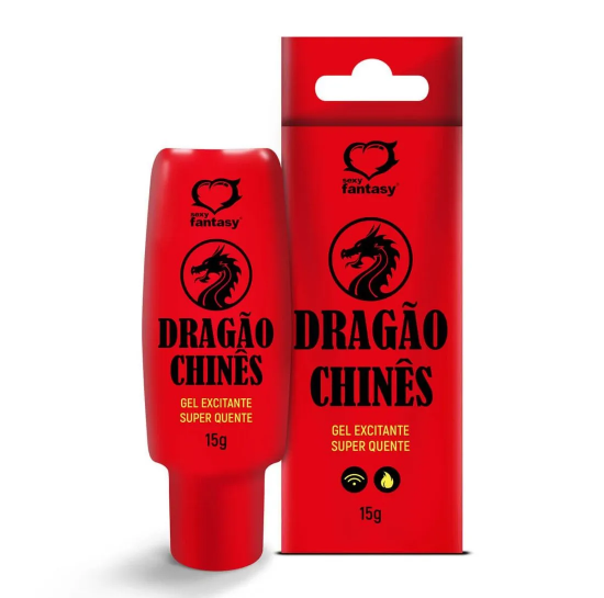 Gel Excitante Super Quente Dragão Chinês 15g Sexy Fantasy