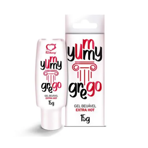 Gel Excitante Yummy Grego Sabor Extra Hot 15g - Sexy Fantasy