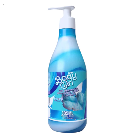 Gel Hidratante Para Virilha , Coxa e Bumbum de Algodão Doce Com Creme 305 Ml -Garji