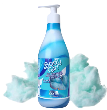 Gel Hidratante Para Virilha , Coxa e Bumbum de Algodão Doce Com Creme 305 Ml -Garji — miniatura 2