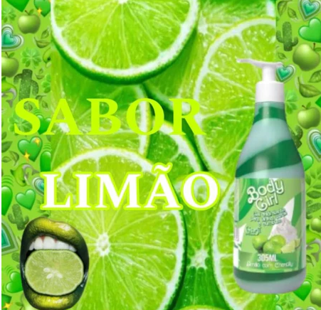 Gel Hidratante Para Virilha , Coxa e Bumbum de Limão Com Chantilly 305 Ml -Garji — miniatura 3