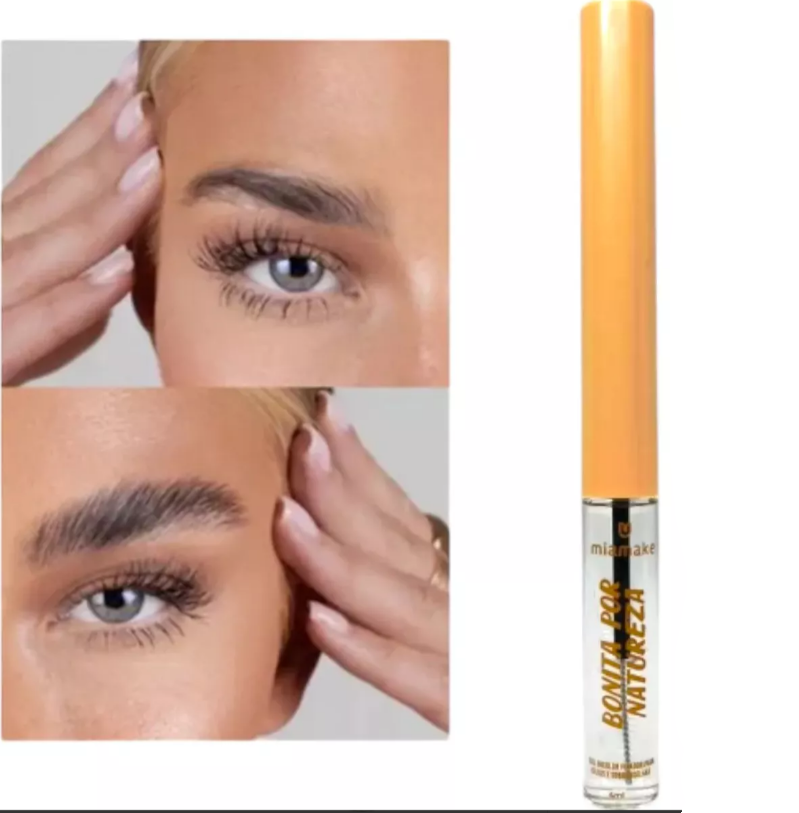 GEL INCOLOR CILIOS E SOBRANCELHAS BONITA POR NATUREZA - MIAMAKE - imagem 1