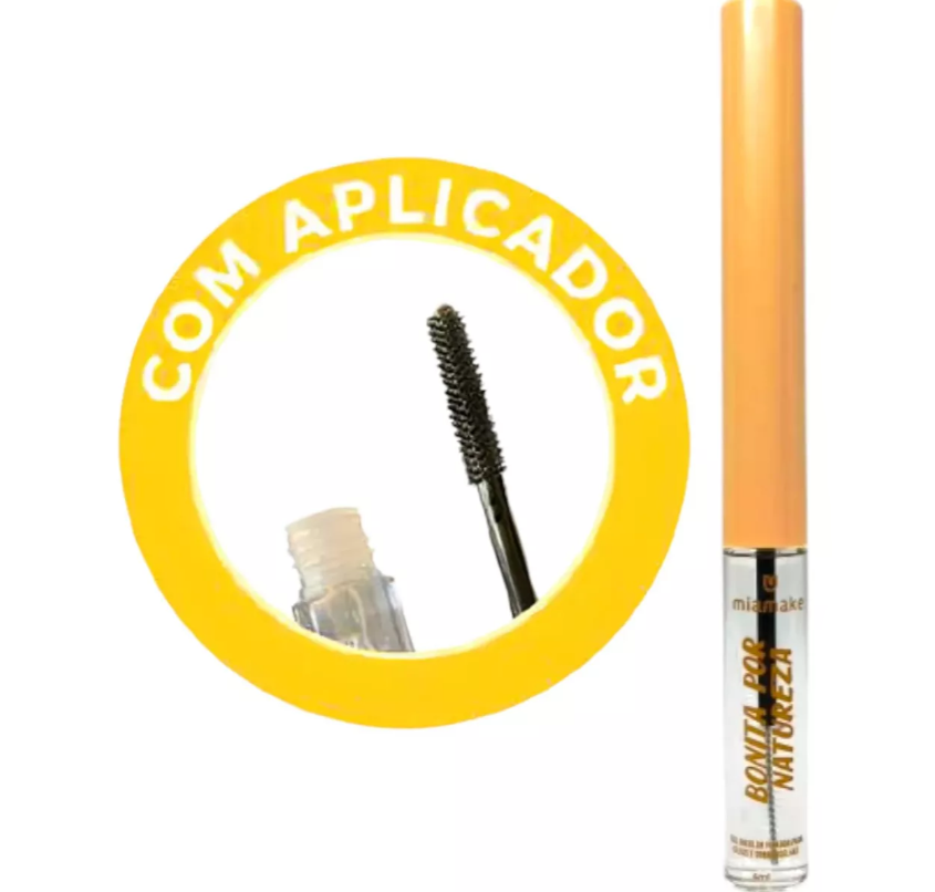 GEL INCOLOR CILIOS E SOBRANCELHAS BONITA POR NATUREZA - MIAMAKE - miniatura 2