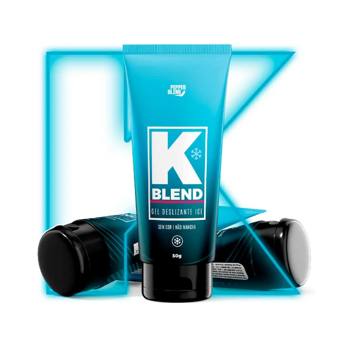GEL K-BLEND ICE ALTAMENTE DESLIZANTE GELA E RETARDA SABOR MENTA 50G - PEPPER BLEND - miniatura 2