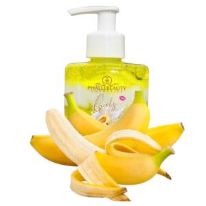 Gel Para Virilha Beijavel Banana Com Creme 180g - Phallebeauty
