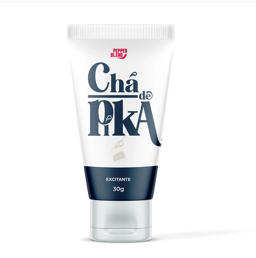 GEL PROLONGADOR EXCITANTE MASCULINO COMESTIVEL CHA DE PIKA 30G - PEPPER BLEND - imagem 1