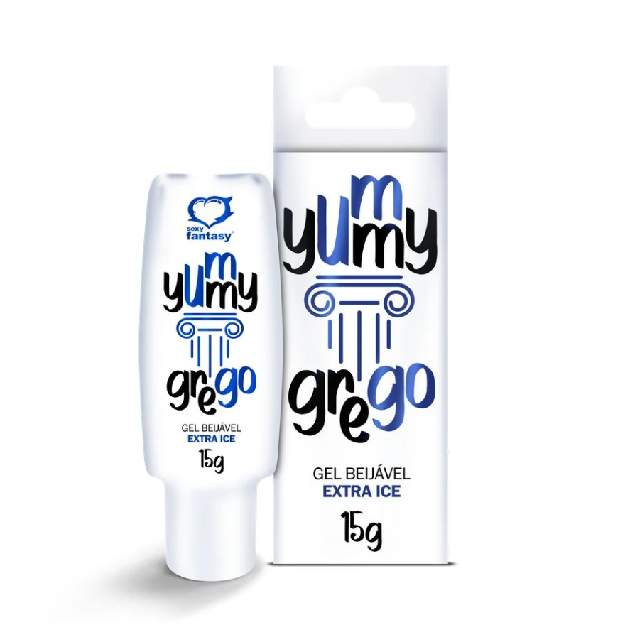 Gel Refrescante Yummy Grego Sabor Extra Ice 15g - Sexy Fantasy