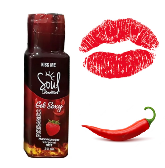 Gel Sexy Morango 30ml Soul — miniatura 2