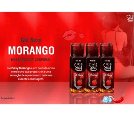 Gel Sexy Morango 30ml Soul — miniatura 3