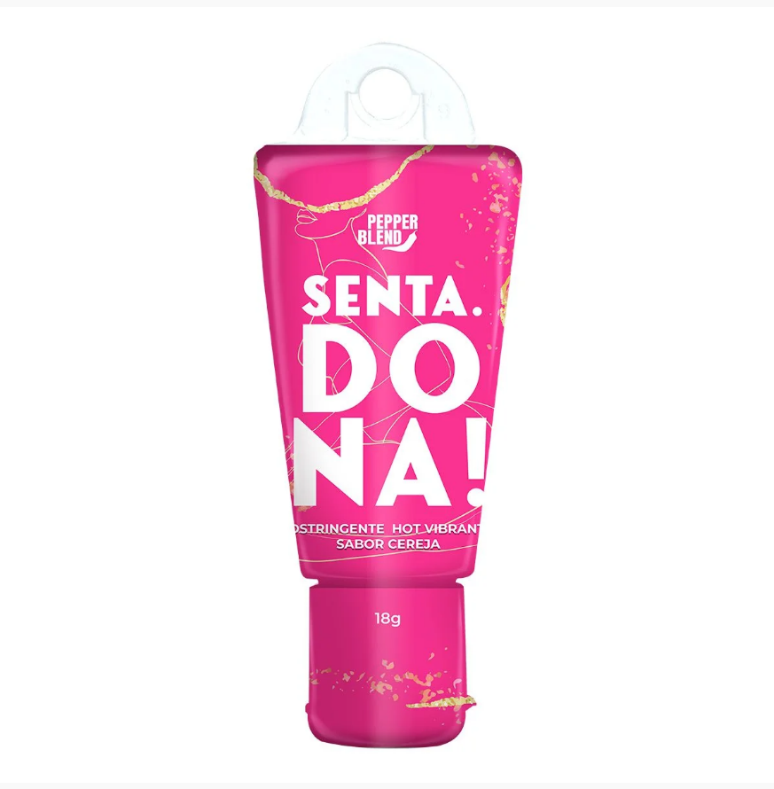 Gel Super Adstringente Vibrante Sentadona Sabor Cereja 18g - Pepper Blend