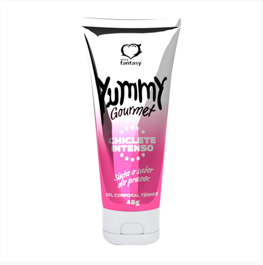 Gel Termico Yummy Gourmet Sabor Chiclete Intenso 45g - Sexy Fantasy