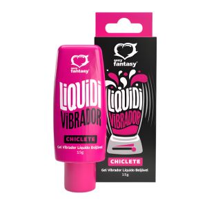 Gel Vibrador Liquido Beijavel Chiclete Tutti-Fruti 15g - Sexy Fantasy