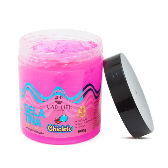 Gelatina Capilar Chiclete Tutti-Futti 500g - Cap Life — miniatura 2