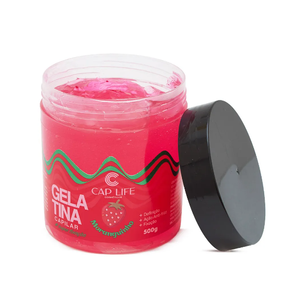 Gelatina Capilar Moranguinho 500g - Cap Life — miniatura 2