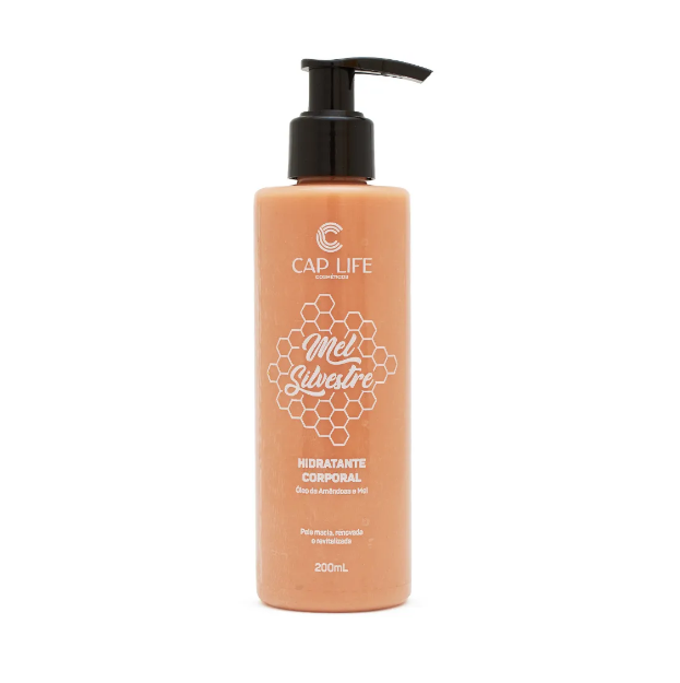 Hidratante Corporal Mel Silvestre Com Oleo de Amendoas 200ml - Cap Life