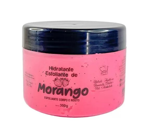 Hidratante Esfoliante Morango 300g -Soul